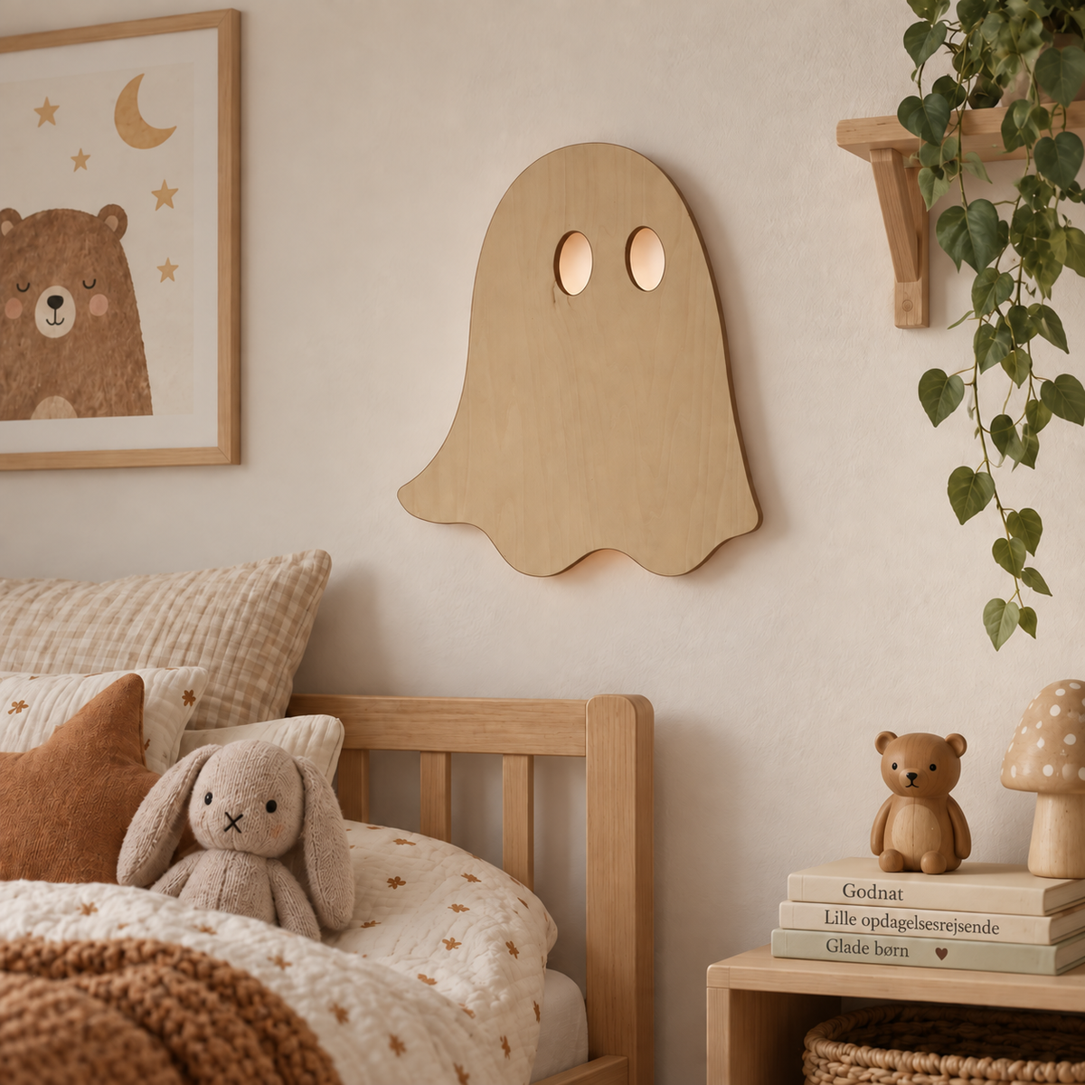 Halloween-lampe – Spøgelse