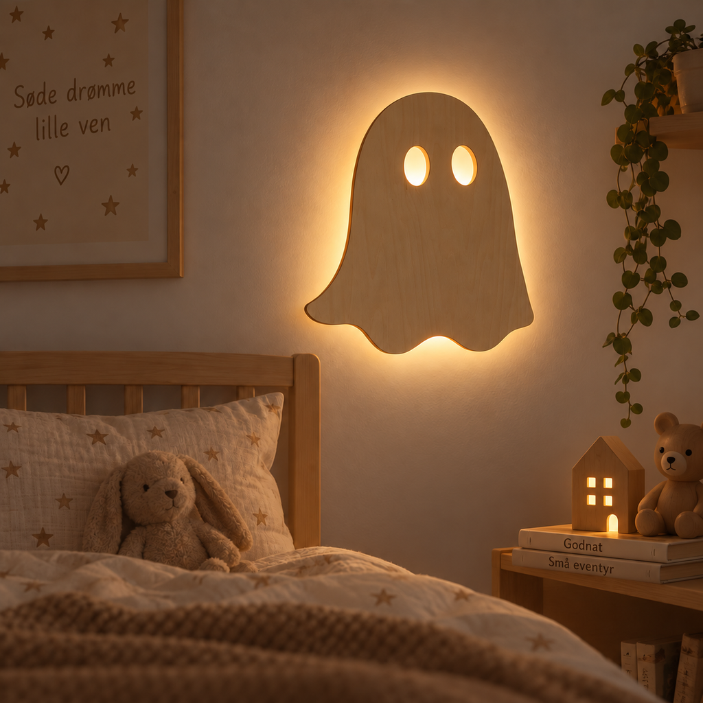 Halloween-lampe – Spøgelse