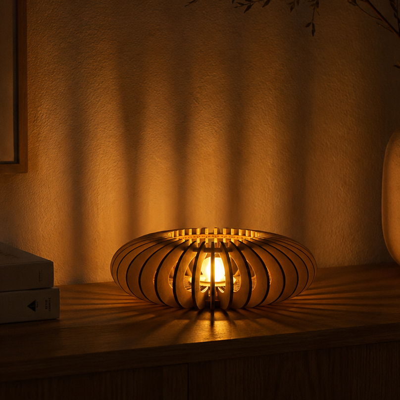 Lysestage i træ – Dansk design